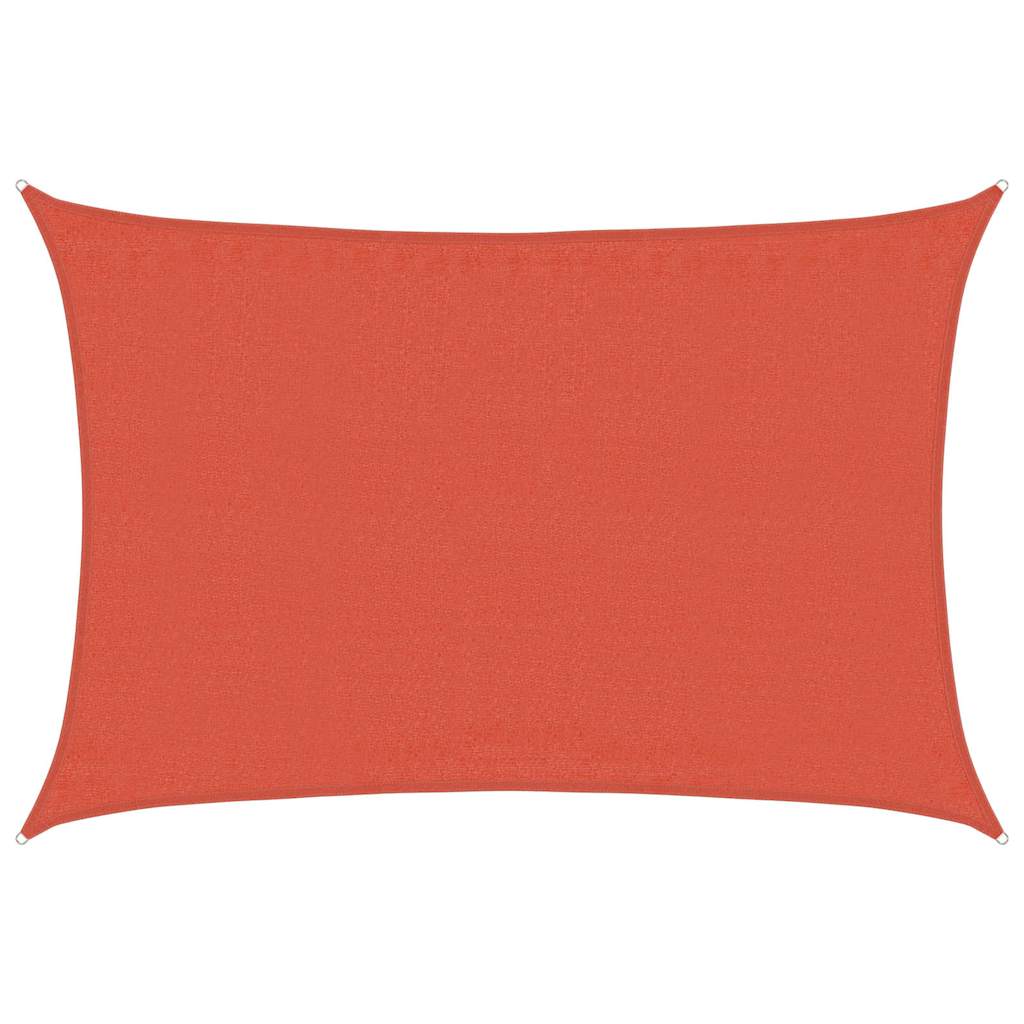 vidaXL Sunshade Sail 160 g/m² Rectangular Terracotta 3.5x5 m HDPE 2