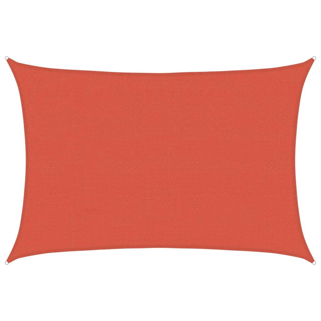 vidaXL Sunshade Sail 160 g/m² Terracotta 4x5 m HDPE 2