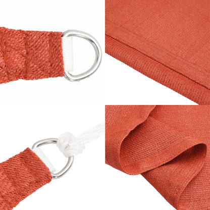 vidaXL Sunshade Sail 160 g/m² Terracotta 4x5 m HDPE 6