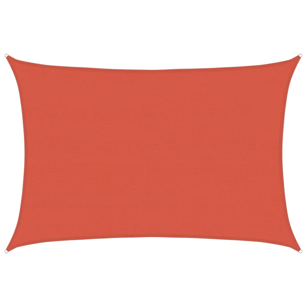 Sunshade Sail 160 g/m² 5x6 m HDPE Width 5 m Drop 6 m Terracotta