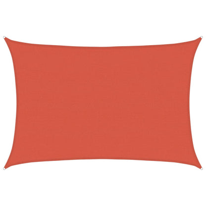 Sunshade Sail 160 g/m² 5x6 m HDPE Width 5 m Drop 6 m Terracotta