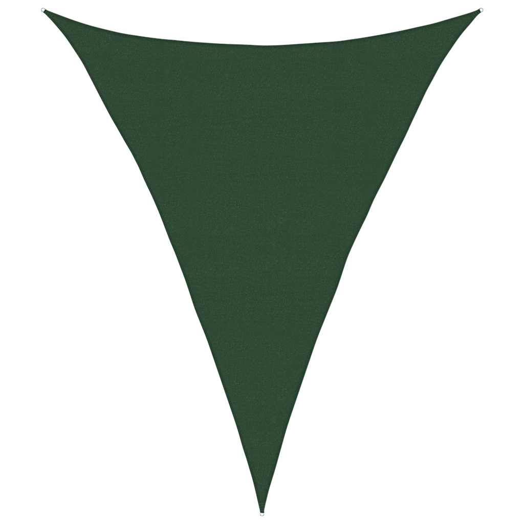311483 vidaXL Sunshade Sail 160 g/m² Dark Green 5x6x6 m HDPE 2