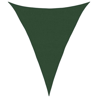 311483 vidaXL Sunshade Sail 160 g/m² Dark Green 5x6x6 m HDPE 2