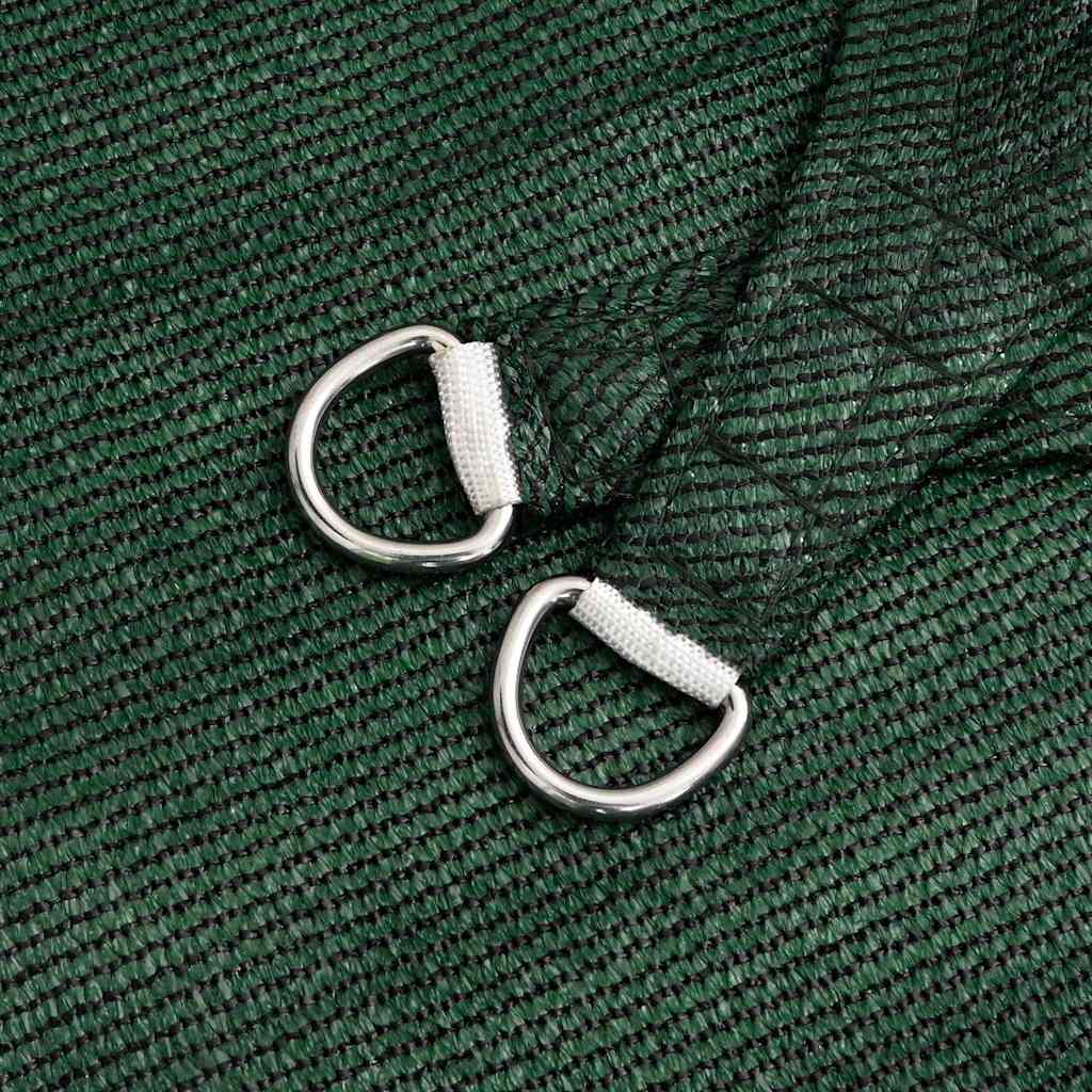 311483 vidaXL Sunshade Sail 160 g/m² Dark Green 5x6x6 m HDPE 5