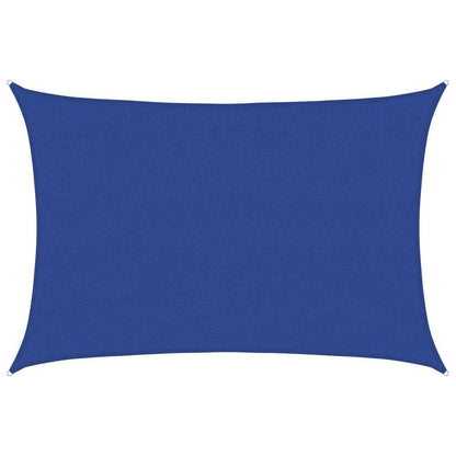 vidaXL Sunshade Sail 160 g/m² Rectangular Blue 4x6 m HDPE 2