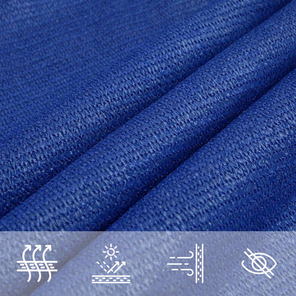 vidaXL Sunshade Sail 160 g/m² Rectangular Blue 4x6 m HDPE 5