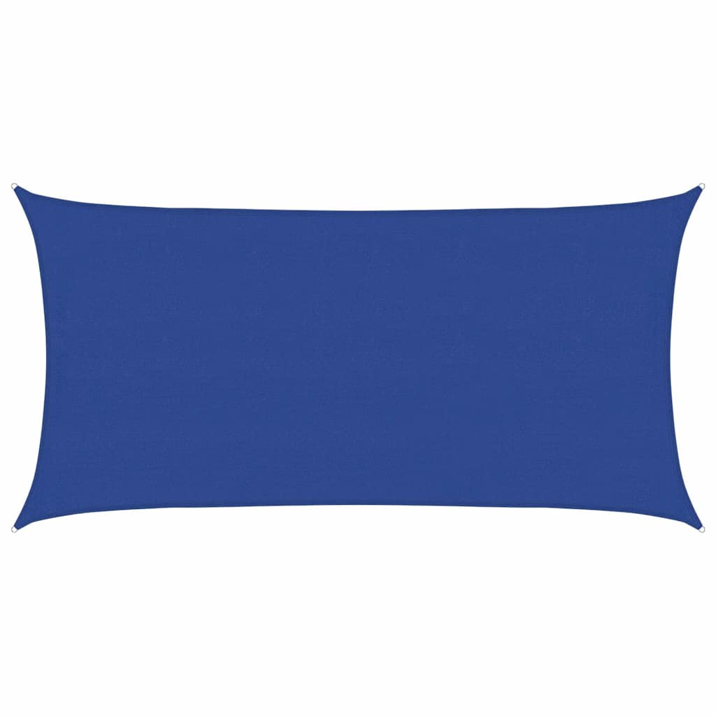 vidaXL Sunshade Sail 160 g/m² Rectangular Blue 4x7 m HDPE 2