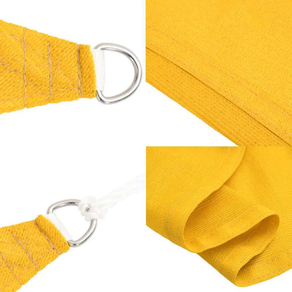 vidaXL Sunshade Sail 160 g/m² Rectangular Yellow 4x6 m HDPE 6