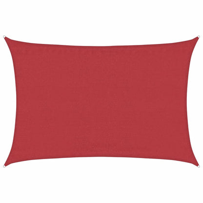 vidaXL Sunshade Sail 160 g/m² Red 4x6 m HDPE 2