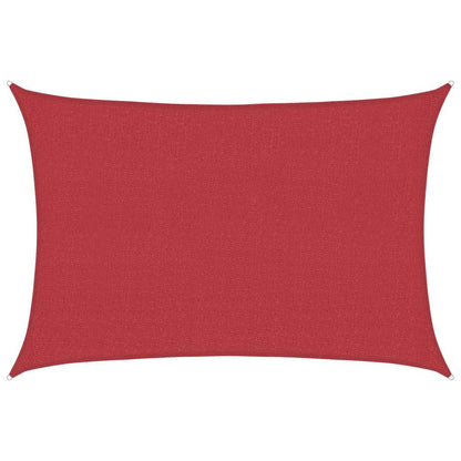 vidaXL Sunshade Sail 160 g/m² Red 5x6 m HDPE 2