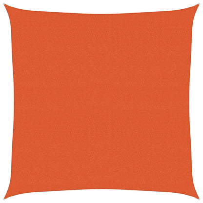 vidaXL Sunshade Sail 160 g/m² Square Orange 4x4 m HDPE 2