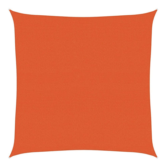 Sunshade Sail 160 g/m² 4x4 m HDPE Width 4 m Orange