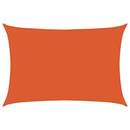 vidaXL Sunshade Sail 160 g/m² Orange 4x6 m HDPE 2