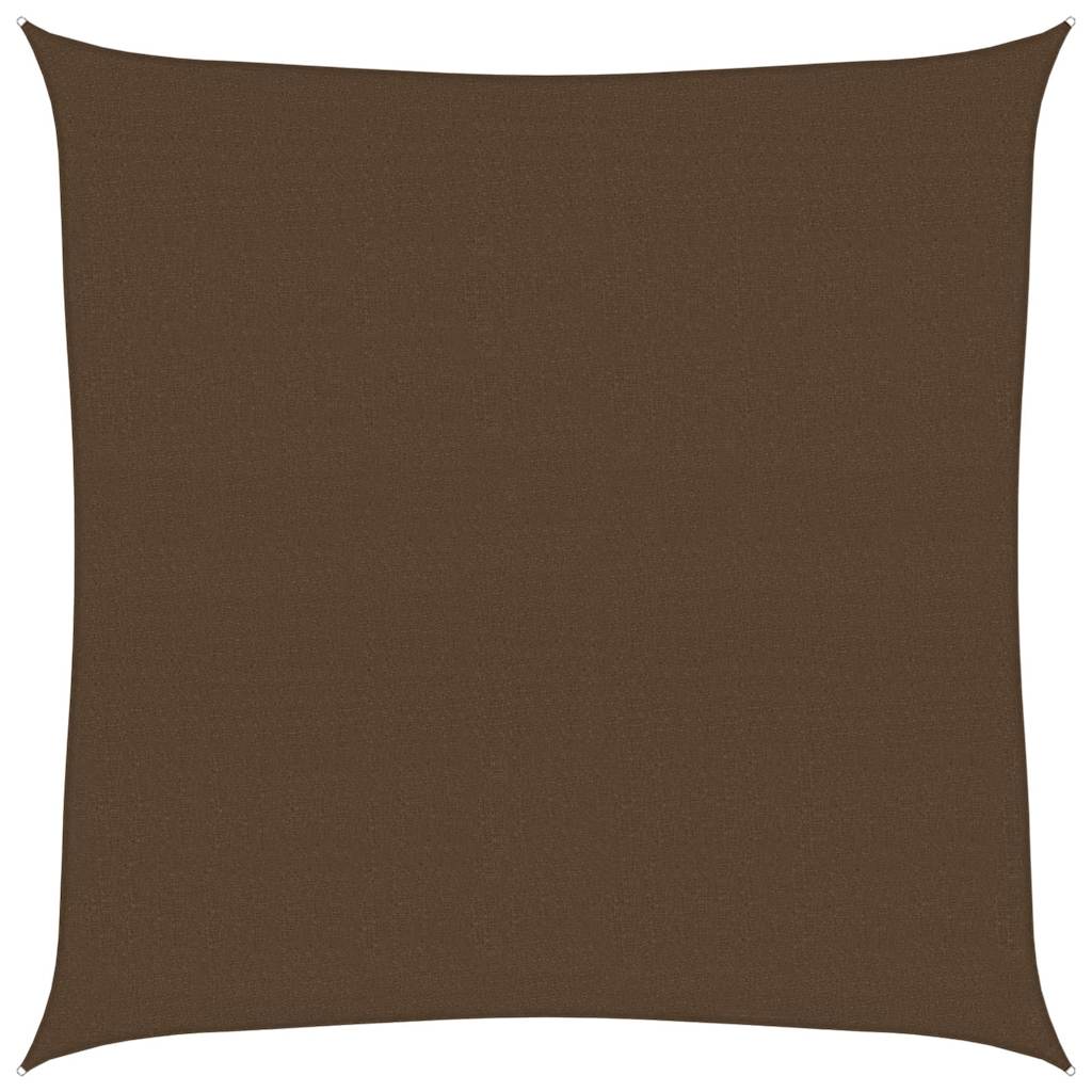 vidaXL Sunshade Sail 160 g/m² Brown 4.5x4.5 m HDPE 2