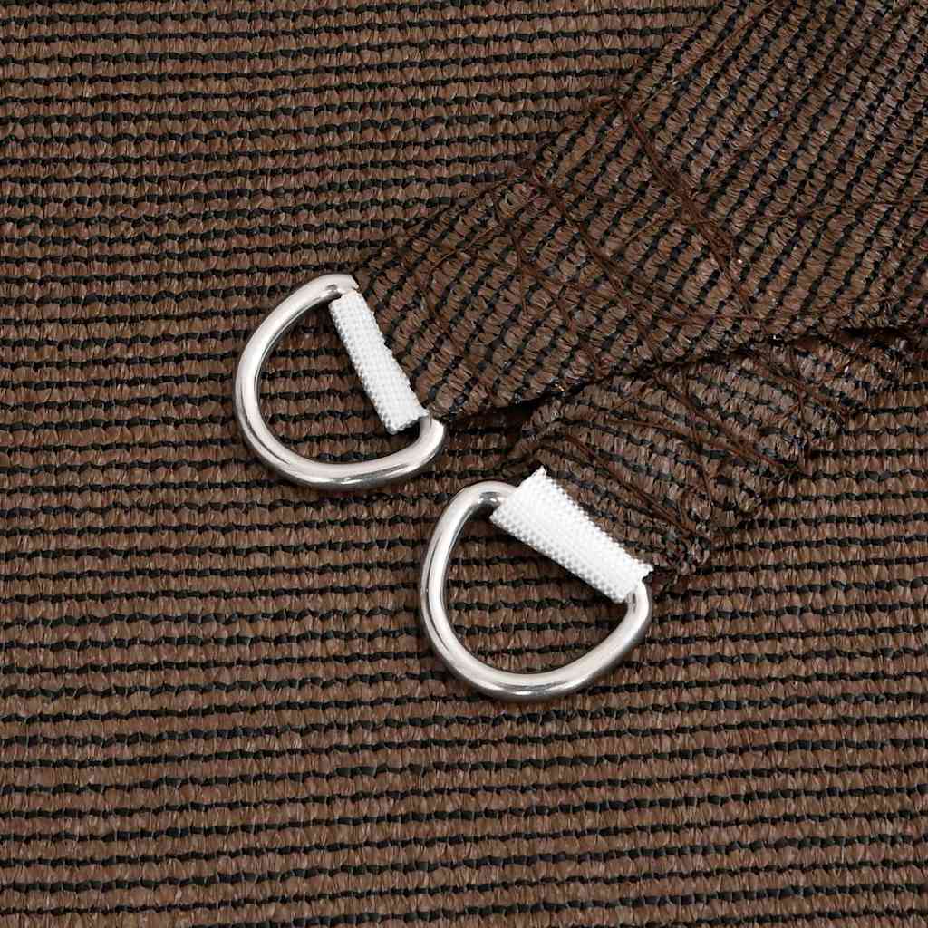 vidaXL Sunshade Sail 160 g/m² Brown 4x6 m HDPE 5
