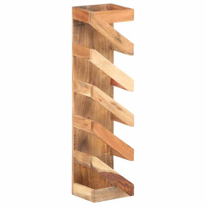 321626 vidaXL Wine Rack for 5 Bottles Solid Acacia Wood 3