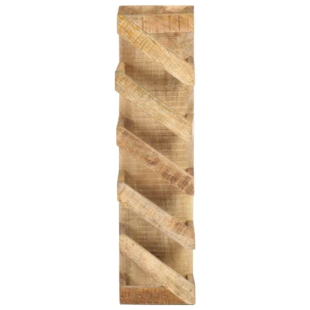 321627 vidaXL Wine Rack for 5 Bottles Solid Mango Wood 2