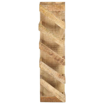 321627 vidaXL Wine Rack for 5 Bottles Solid Mango Wood 2