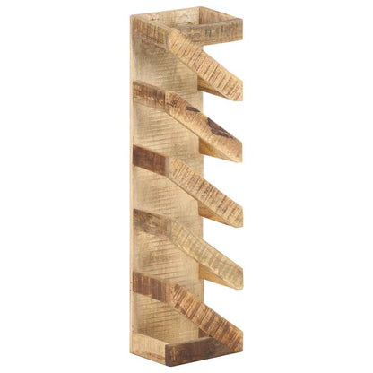 321627 vidaXL Wine Rack for 5 Bottles Solid Mango Wood 5