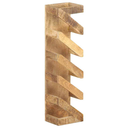 321627 vidaXL Wine Rack for 5 Bottles Solid Mango Wood 3