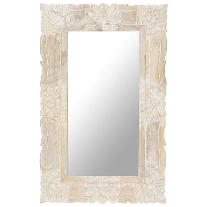 vidaXL Mirror Solid Mango Wood
