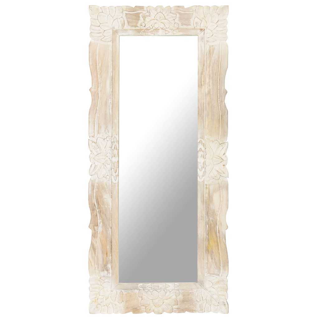 vidaXL Mirror Solid Mango Wood