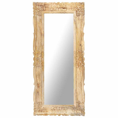 vidaXL Mirror Solid Mango Wood