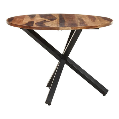 Dining Table Ø 100 x 75 cm Solid acacia wood