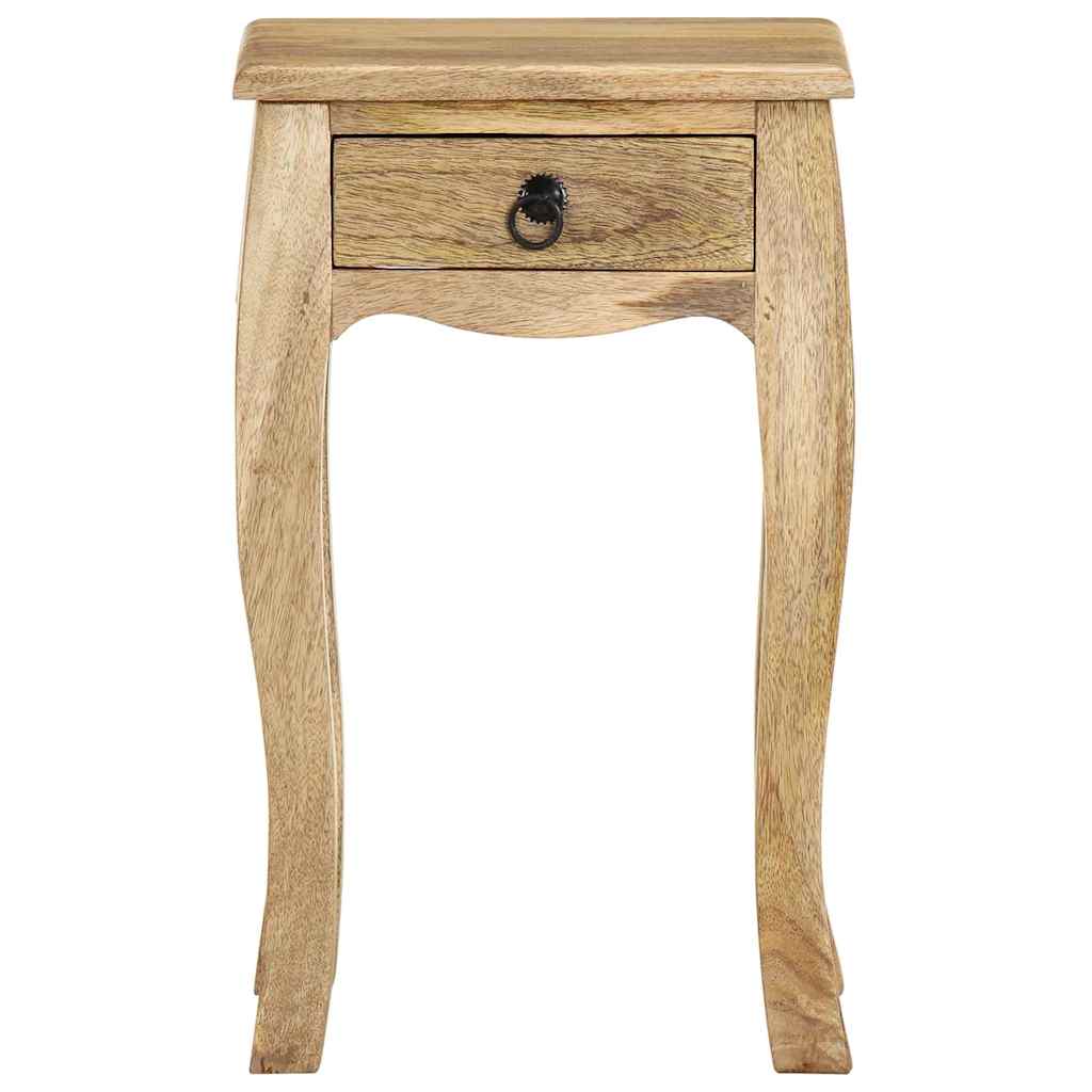 321707 vidaXL Bed Cabinet 28x28x46 cm Solid Mango Wood 3