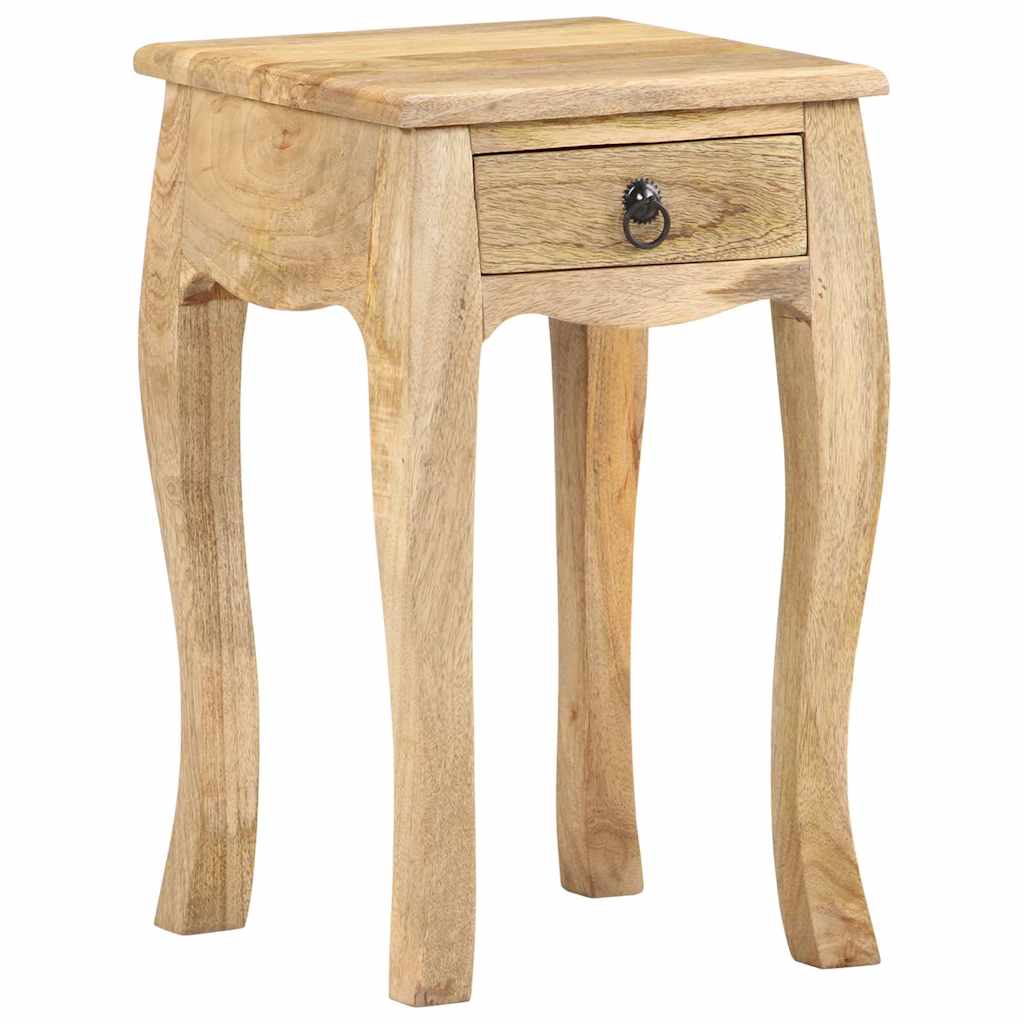 321707 vidaXL Bed Cabinet 28x28x46 cm Solid Mango Wood 5