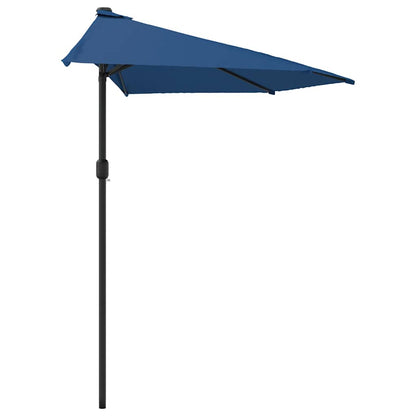vidaXL Balcony Parasol | Blue | Fabric, Aluminium, Steel | Large 4
