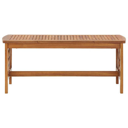 vidaXL Coffee Table | Brown | Solid Acacia wood | Medium |  Decorative Inlays 2