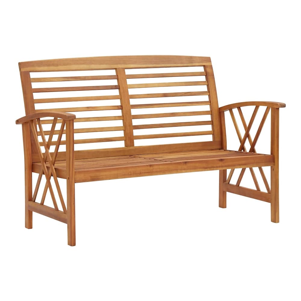 102x50x43 cm Solid Acacia Wood Bench
