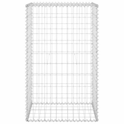 vidaXL Gabion Wall with Covers Galvanised Steel 60x50x100 cm 4