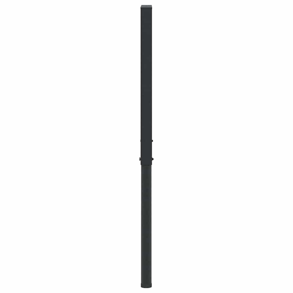 vidaXL Metal Frame | Set of 2 | Black | Powder-coated metal | Small 6
