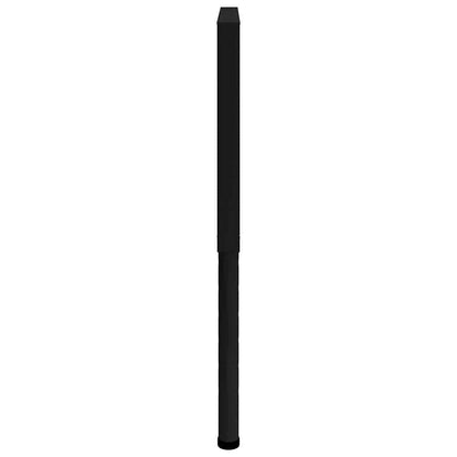 vidaXL Metal Frame | Set of 2 | Black | Powder-coated metal | Adjustable 5