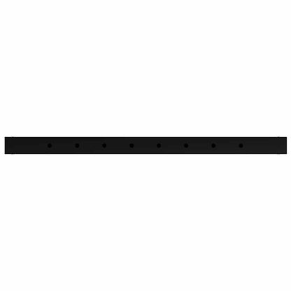 vidaXL Metal Frame | Set of 2 | Black | Powder-coated metal | Adjustable 6