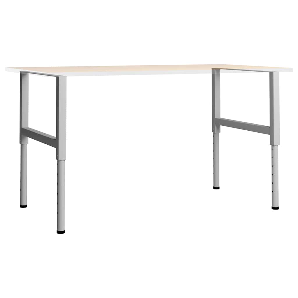 vidaXL Metal Frame | Set of 2 | Grey | Powder-coated metal | Adjustable 2