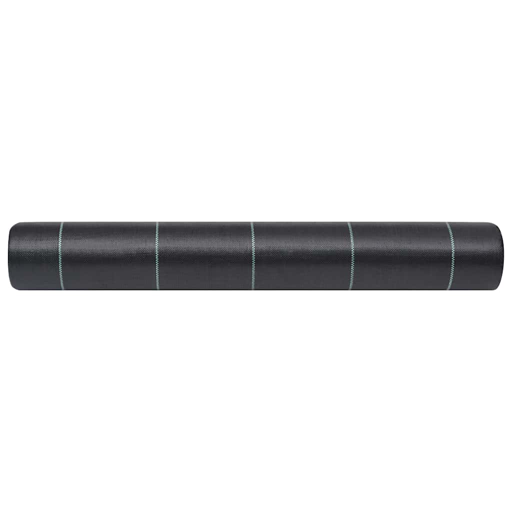 313068 vidaXL Weed & Root Control Mat Black 2x100 m PP 2