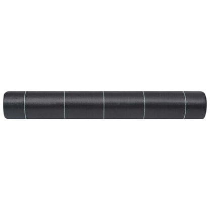 313068 vidaXL Weed & Root Control Mat Black 2x100 m PP 2