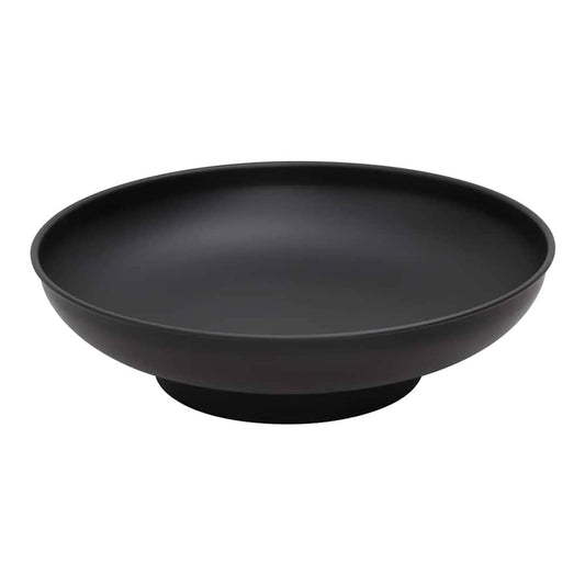 Fire Pit 57 cm Steel Black Φ 57 x 16 cm
