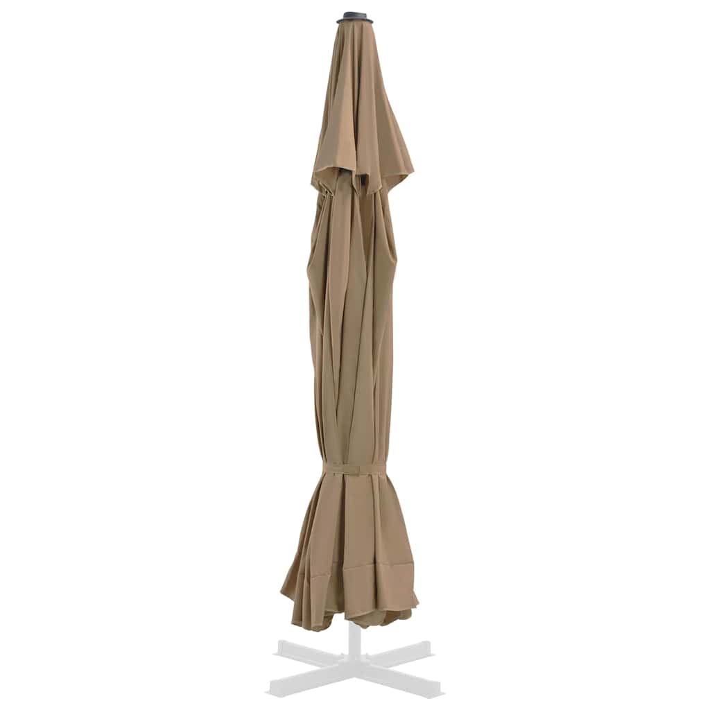 vidaXL Replacement Fabric | Taupe | 100% polyester | Large | Foldable 4