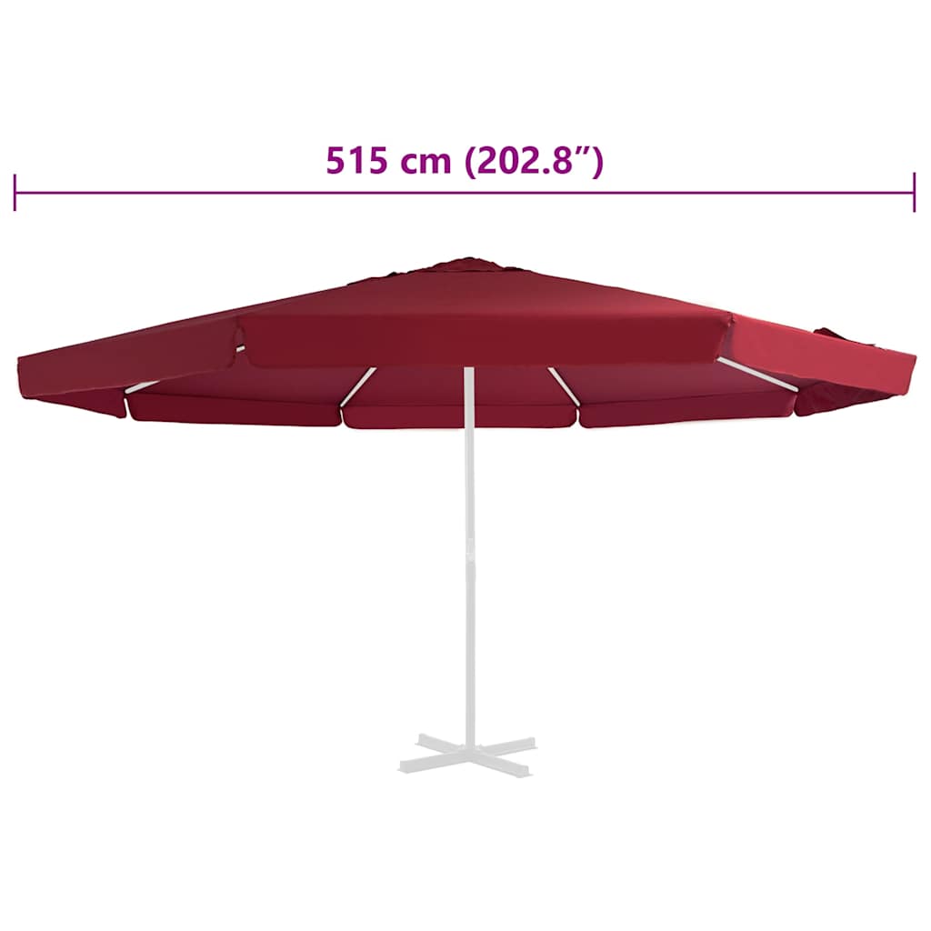 vidaXL Replacement Fabric | Bordeaux red | Fabric (100% polyester) 4