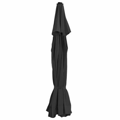 vidaXL Replacement Fabric | Black | 100% polyester | 500 cm diameter | Foldable 1