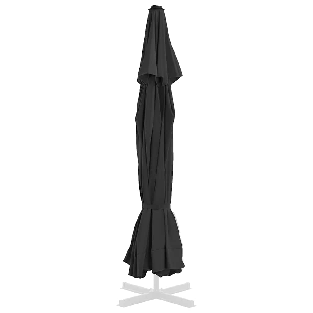 vidaXL Replacement Fabric | Black | 100% polyester | 500 cm diameter | Foldable 4