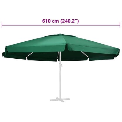 vidaXL Replacement Fabric | Green | 100% Polyester | 600 cm Diameter 5