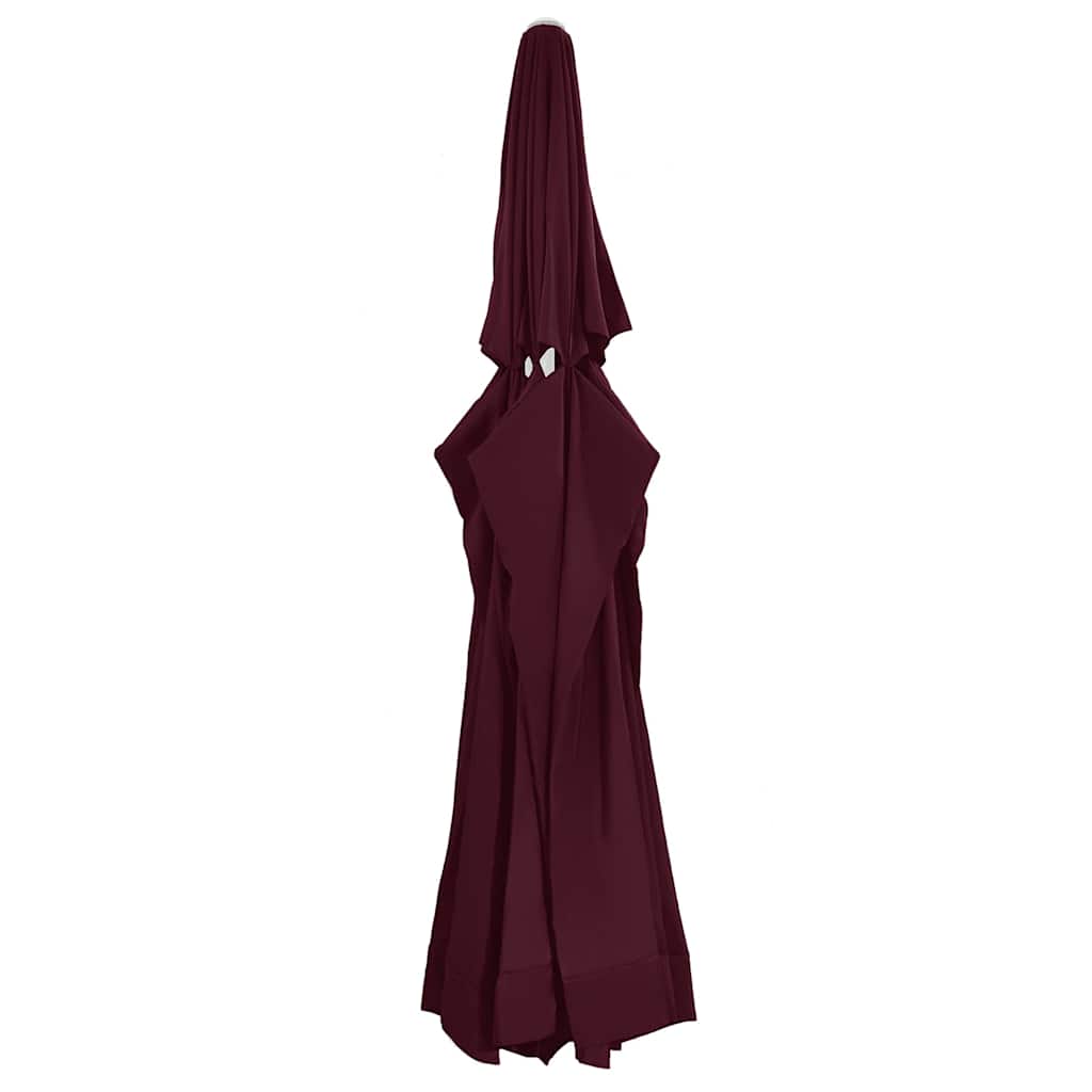vidaXL Replacement Fabric for Outdoor Parasol Bordeaux Red 610 cm 1