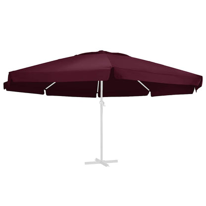 vidaXL Replacement Fabric for Outdoor Parasol Bordeaux Red 610 cm 2