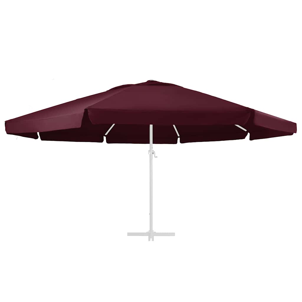 vidaXL Replacement Fabric for Outdoor Parasol Bordeaux Red 610 cm 3