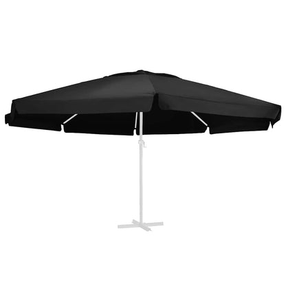 vidaXL Replacement Fabric | Black | Polyester with PA coating | 600 cm diameter 2